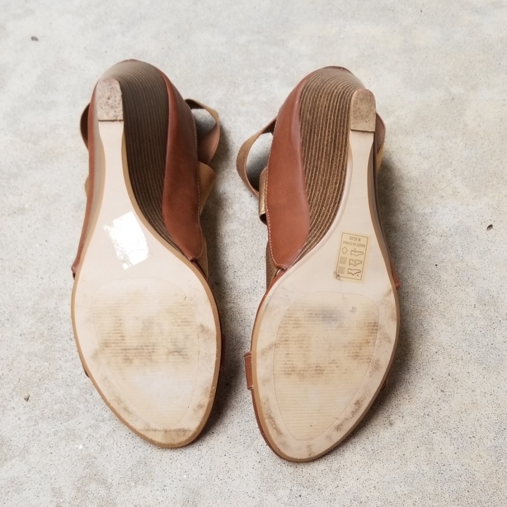 Madison Gold Wedge - Picture 6 of 8